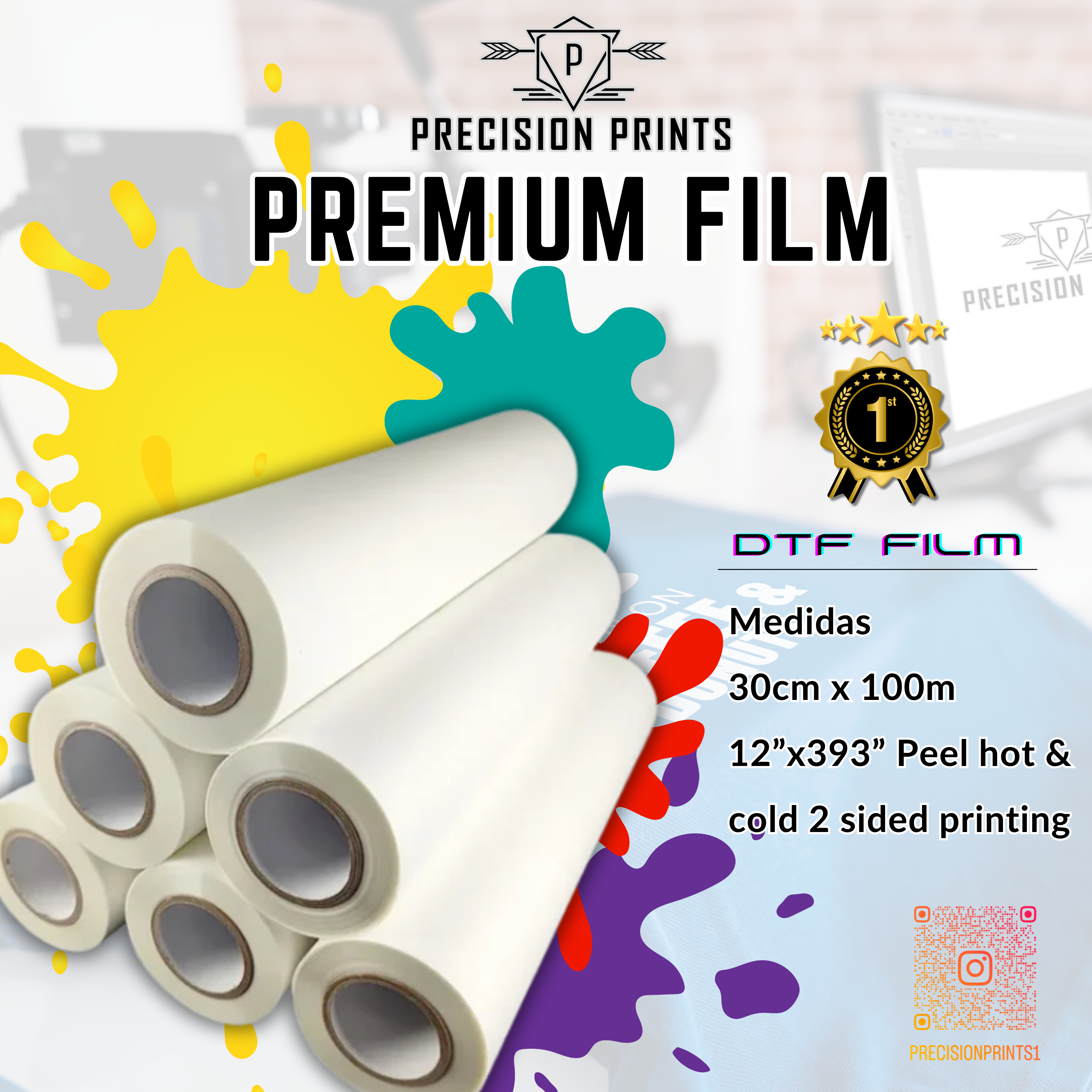 PREMIUM DTF FILM – Precision Printss
