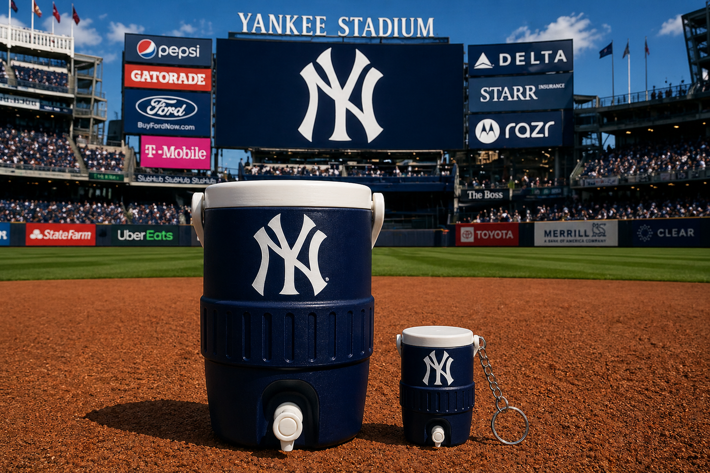 NEW YORK YANKEES 12oz can holder koozie