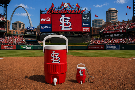 ST. LOUIS CARDINALS 12oz can holder koozie
