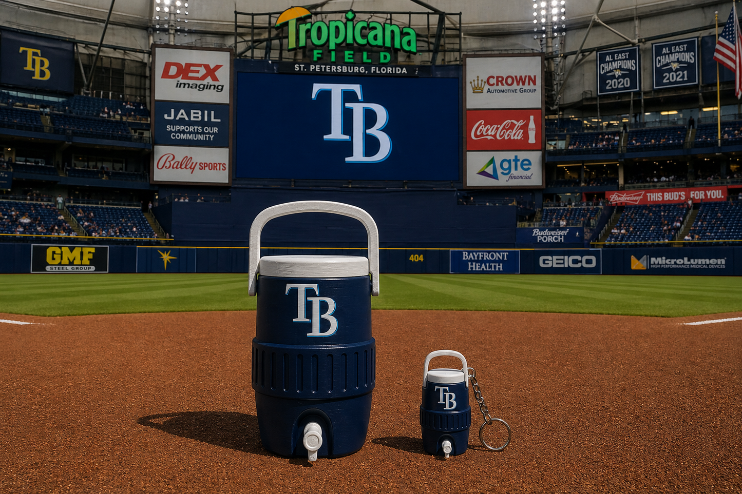 TAMPA BAY RAYS 12oz can holder koozie