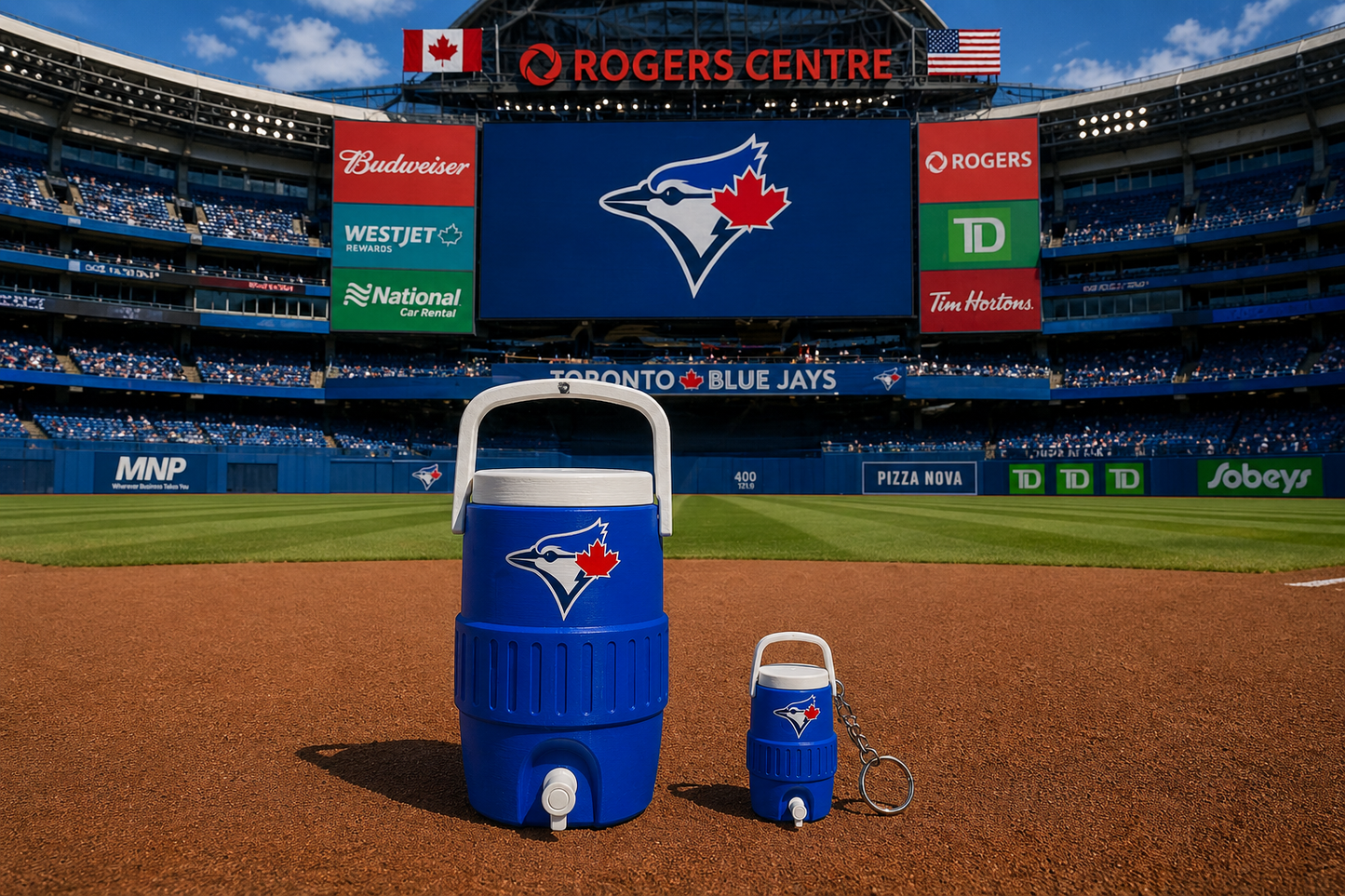 TORONTO BLUE JAYS 12oz can holder koozie