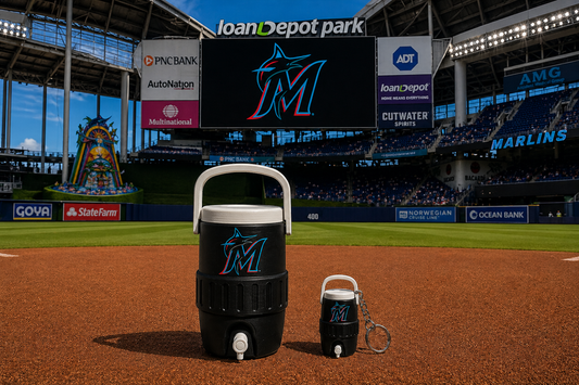 MIAMI MARLINS 12oz can holder koozie