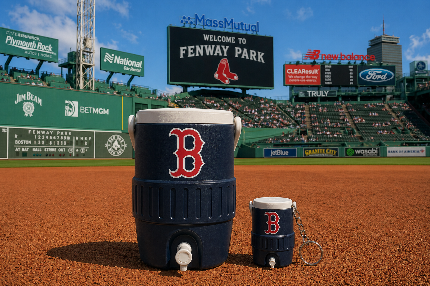 BOSTON RED SOX 12oz can holder koozie