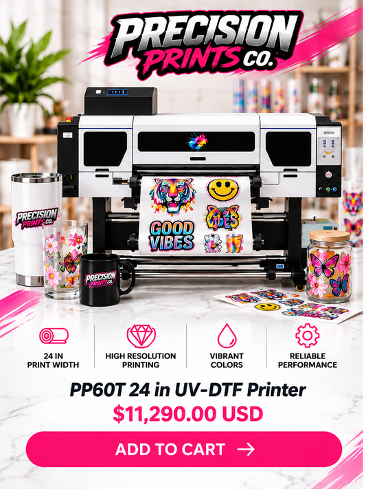 PP60T 24 in UV-DTF Printer - Precision Prints Co.