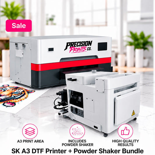 SK A3 DTF Printer + Powder Shaker Bundle - Precision Prints Co.