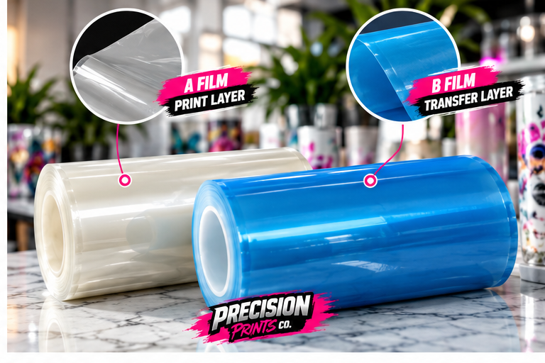 UV-DTF A/B Transfer Film - Precision Prints Co. 2