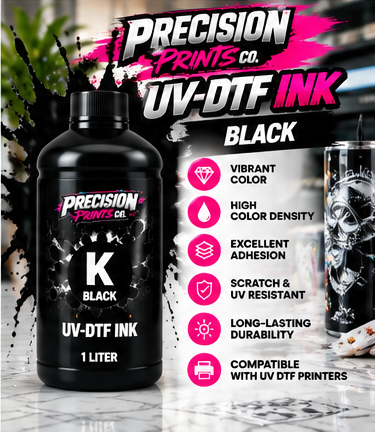 UV-DTF Ink Black - Precision Prints Co.